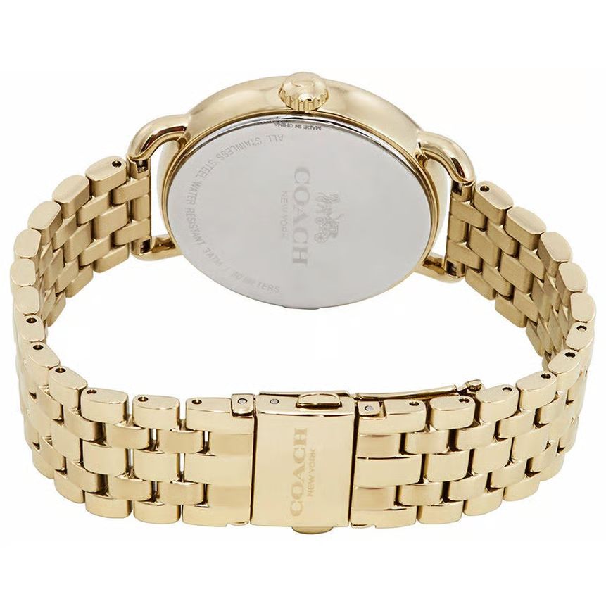 ‎Coach Delancey Women's Quartz Wristwatch Elegant silver-tone wristwatch