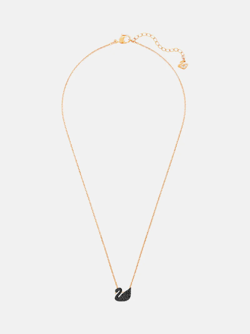 Swarovski | Iconic Swan Pendant | Black