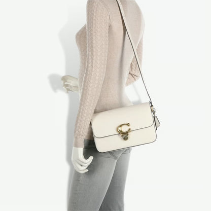 Coach | Studio Crossbody Bag Fine Grain Leather Ivory