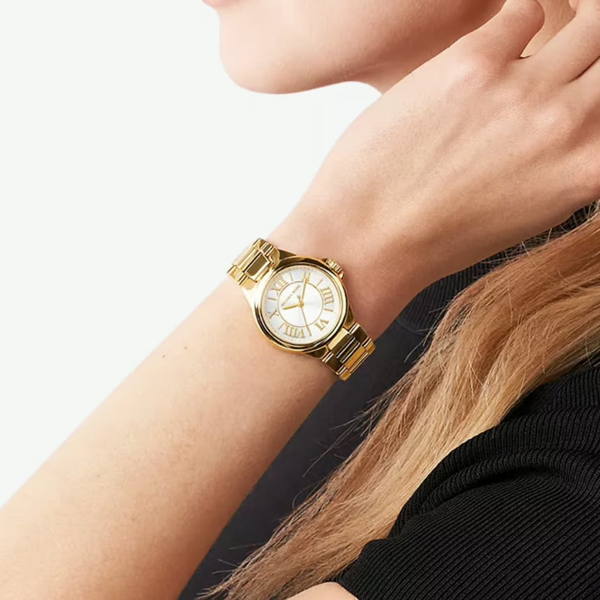 Michael Kors | Camille | Women's Watch - Three-Hand Rose Gold-Tone Stainless Steel Watch