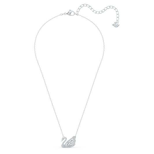 Swarovski | Swan Necklace | Swan, White, Rhodium plated