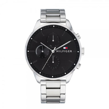 Tommy Hilfiger | Quartz Black Dial Stainless Steel Men's Watch | 1791485