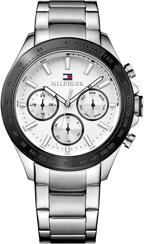 Tommy Hilfiger | Men’s Quartz Stainless Steel White Dial 44mm Watch | 1791227