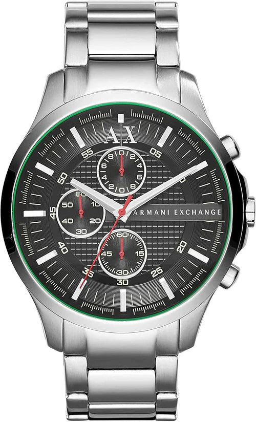 Armani Exchange | Chronograph Watch for Men | Men's Watch with Leather, Stainless Steel or Silicone Band | AX2163