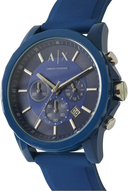 Armani Exchange | Chronograph Watch for Men with Leather, Stainless Steel or Silicone Band | AX1327