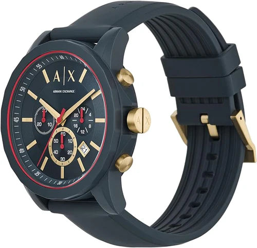 Armani Exchange | Chronograph Watch for Men with Leather, Stainless Steel or Silicone Band | AX1335