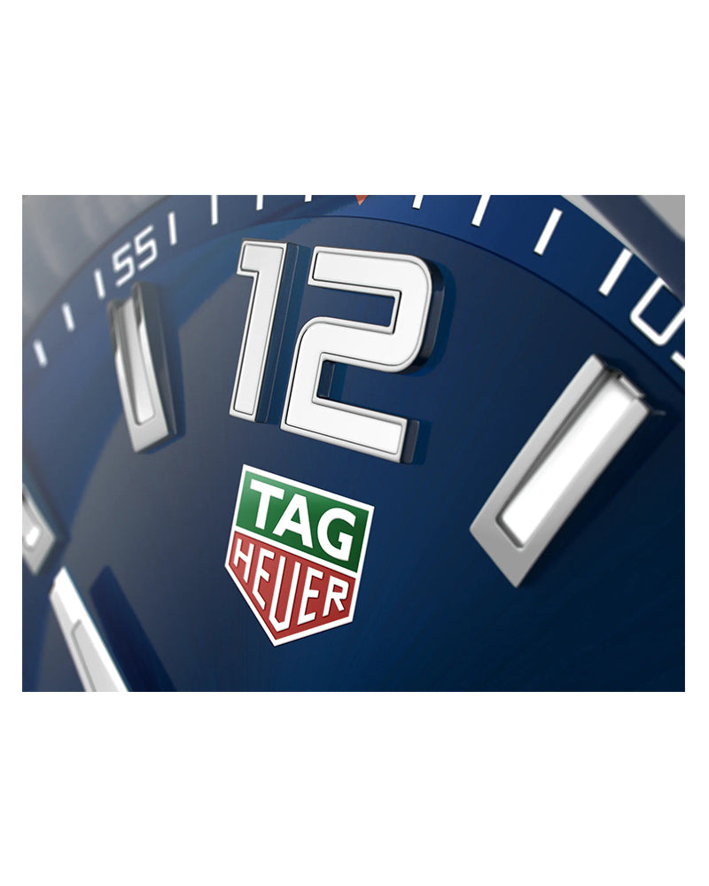 Tag Heuer | Mens Formula 1 Silver Stainless Steel Case Quartz Blue Dial Silver Stainless Steel Bracelet Watch