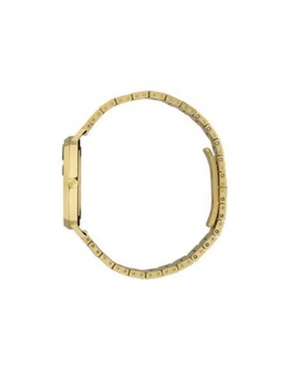 Gucci | Womens Grip Gold Stainless Steel Quartz Gold Dial Gold Steel Bracelet Watch