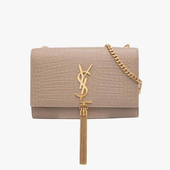 YSL | Kate croc-effect crossbody bag Small